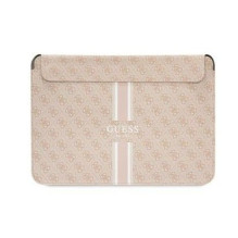 Guess PU 4G Printed Stripes Computer Sleeve 16 Pink