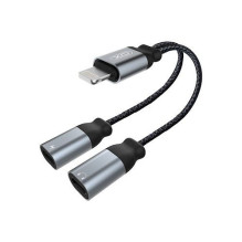 XO XO adapteris „Lightning“ į „Lightning“ X2