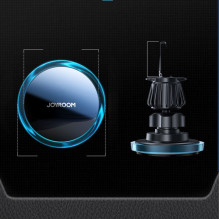 Joyroom Joyroom car phone holder with 15W Qi inductive charger (MagSafe compatible) for air vent, silver (JR-ZS291) Blac