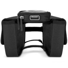iLike Universal frame bike bag bicycle pannier waterproof phone case 1.5l Black