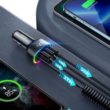 Joyroom Lightning (male) , , USB-A (female) , , USB-C (female)