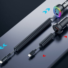 „Joyroom Lightning“ (kištukas),, USB-A (lizdas),, USB-C (lizdas)