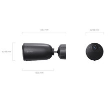 EZVIZ EB3 CS-EB3 4G lauko IP65 išmaniųjų namų apsaugos kamera su baterija, „MicroSD“ / naktinio matymo funkcija, sidabri