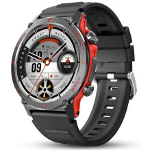 iWear Z136 Zinc Sport BT Call Smart Watch 1.43'' Amoled Display Heart Rate and Oxygen Monitor Black
