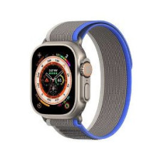 Dux Ducis Sport Velcro Strap for Apple Watch 38 / 40 / 41 / 42MM Grey Blue