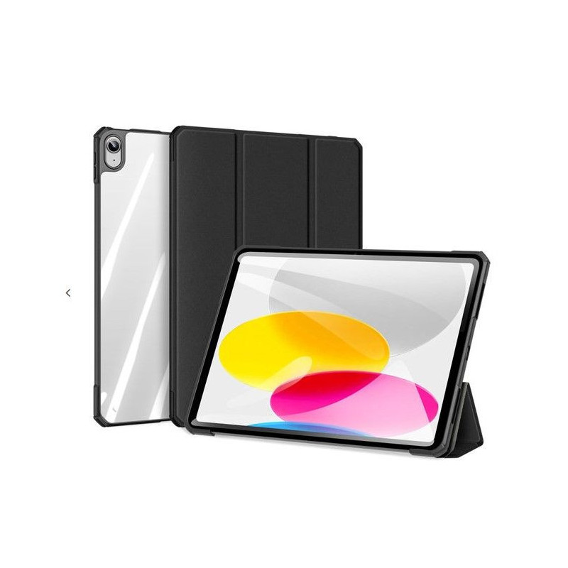 „Dux Ducis Copa“ dėklas, skirtas „iPad 10.9\'\' 2022“ (10 kartos) išmaniajam dėklui su stovu, juodas