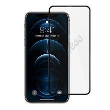 Guess - Guess Tempered Glass GUSPP12LSLTR iPhone 12 Pro Max 6.7" Vintage Magic Logo