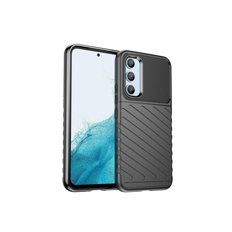 „iLike“ Samsung Galaxy A54 5G silikoninis apsauginis dėklas, juodas