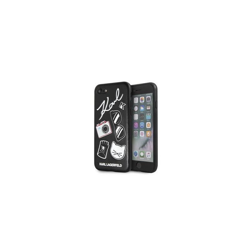 Karl Lagerfeld Apple iPhone 7 / 8 / SE2020 Pins Hard Case Black Black