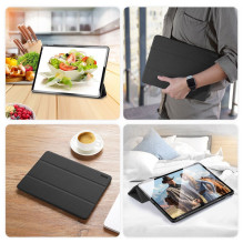 Dux Ducis - Dux Ducis Domo Case with Flip and Smart Sleep for Xiaomi Redmi Pad Pro (4G / 5G) / Poco Pad 12.1 - Black