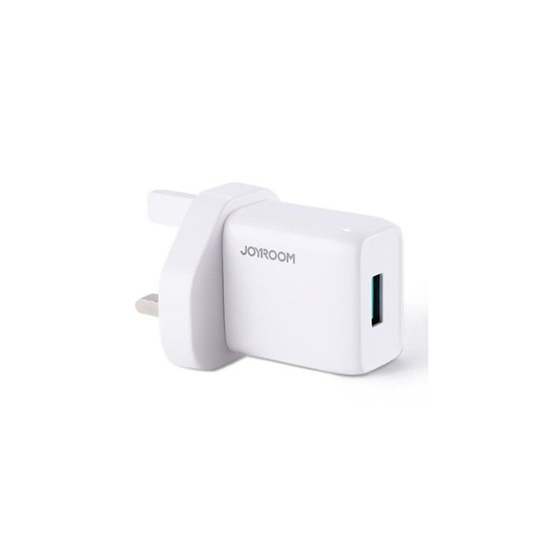 „Joyroom“ USB sieninis įkroviklis 2.1 A, JK kištukas (L-1A101), baltas