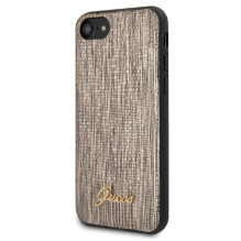 Guess Apple iPhone 7 / 8 / SE2020 Lizard dėklas, auksinis Guess Apple iPhone 7 / 8 / SE2020 Lizard dėklas, auksinis