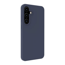 „Evelatus“ „Samsung Galaxy S25 Plus“ aukščiausios kokybės magnetinis, minkštas silikoninis dėklas, tamsiai mėlynas