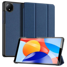 „Dux Ducis Xiaomi Redmi Pad SE 8.7 Domo“ serijos trijų dalių sulankstomas stovas, PU odos planšetinio kompiuterio dėklas