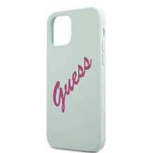 „Guess“ dėklas Apple iPhone 12 Pro Max 6.7" fuksijos mėlynas „Guess“ dėklas Apple iPhone 12 Pro Max 6.7" fuksijos mėlynas