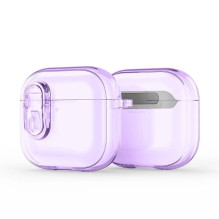 Dux Ducis Apple AirPods 4 PECL Series PC+TPU Cover with Hook Purple Dux Ducis Apple AirPods 4 PECL Series PC+TPU Cover with Hook Purple