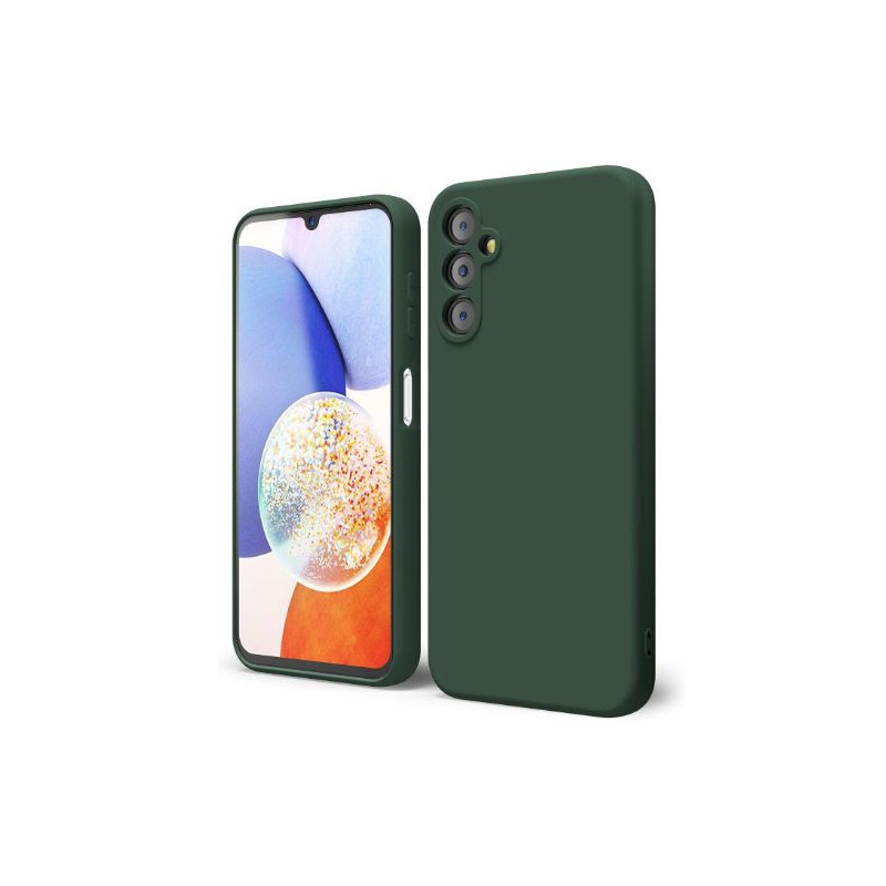 Evelatus Samsung Galaxy A14 4G / 5G Premium Soft Touch Silicone Case Pine Green
