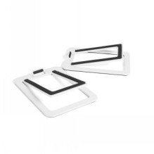 KANTO AUDIO KANTO AUDIO DESKTOP SPEAKER STANDS FOR SMALL SPEAKERS - WHITE (PAIR)