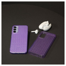 iLike Samsung Galaxy A14 5G Silicone case Shine Transparent Violet