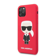 Karl Lagerfeld Apple iPhone 11 Pro dėklas, raudonas Karl Lagerfeld Apple iPhone 11 Pro dėklas, raudonas