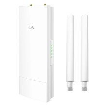„Cudy LT700“ lauko tinklelis AC1200 4G LTE Cat6 gigabito maršrutizatorius IP65 PoE dviejų dažnių VPN tinklelis, baltas