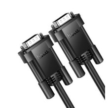 Hoco US11 VGA male to VGA male HD data cable(L 2M) Black