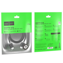 Hoco US08 HDTV 2.0 male-to-male 4K HD data cable(L 1M) Black Hoco US08 HDTV 2.0 male-to-male 4K HD data cable(L 1M) Black