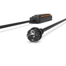 Hama OUTDOOR IP44 SWITCH 4 GN 4 m power strip Black Hama OUTDOOR IP44 SWITCH 4 GN 4 m power strip Black