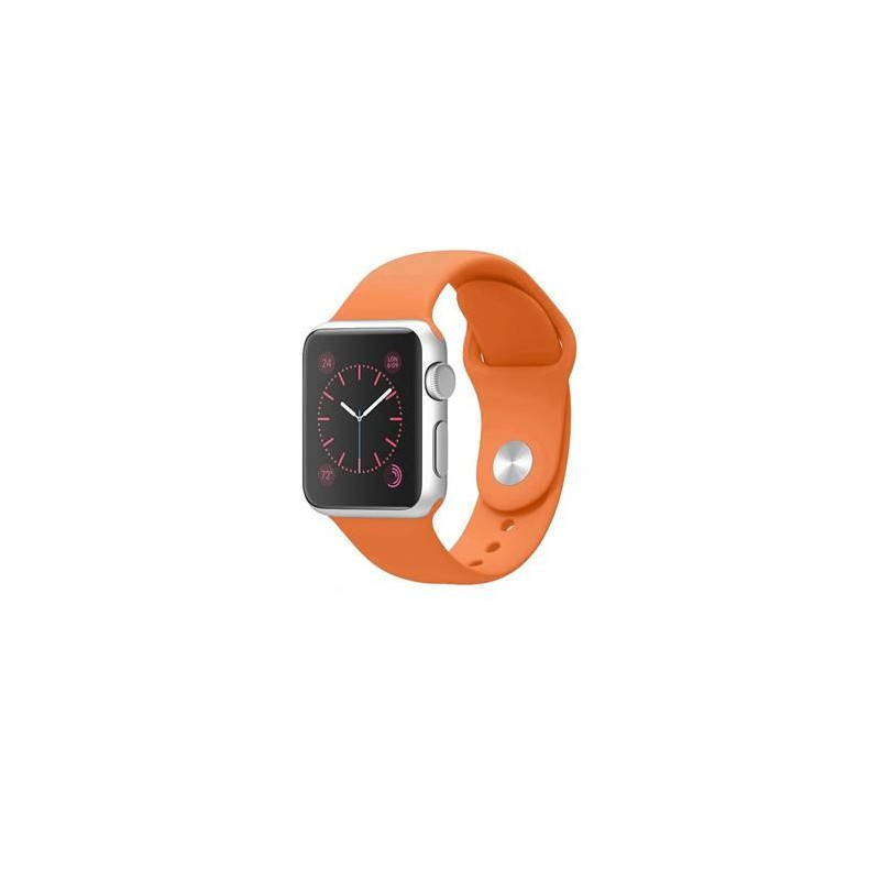 Taktinė „Apple“ silikoninė apyrankė, skirta „Apple Watch“ 44 mm / 42 mm, oranžinė