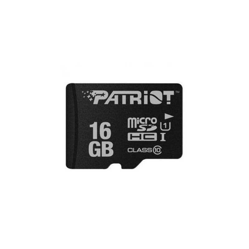 Patriot MicroSDHC 16GB Patriot Class 10 without Adapter Black