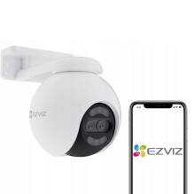 EZVIZ Ezviz H80x lauko kamera IP65, dvigubo objektyvo, 8MP + 2MP, 4K, pasukama ir pakreipiama, 360°, MicroSD / naktinio 