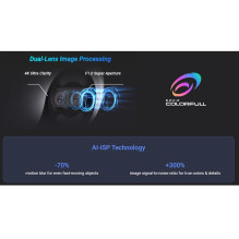 EZVIZ Ezviz H80x Outdoor IP65 Dual lens 8MP+2MP 4K Camera Pan &amp; Tilt 360 MicroSD / Night vision White