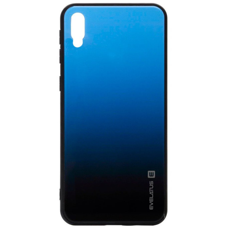 „Evelatus Huawei Y6 2019“ gradiento stiklo dėklas 7, jūros gylio spalvos