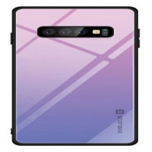„Evelatus“ „Samsung Galaxy A7 2018“ gradiento stiklo dėklas 2 „Bubble Gum“