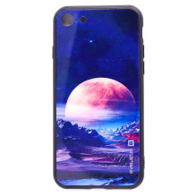 Evelatus Apple iPhone 7 / 8 / SE2020 / SE2022 Picture Glass Case Flower Power