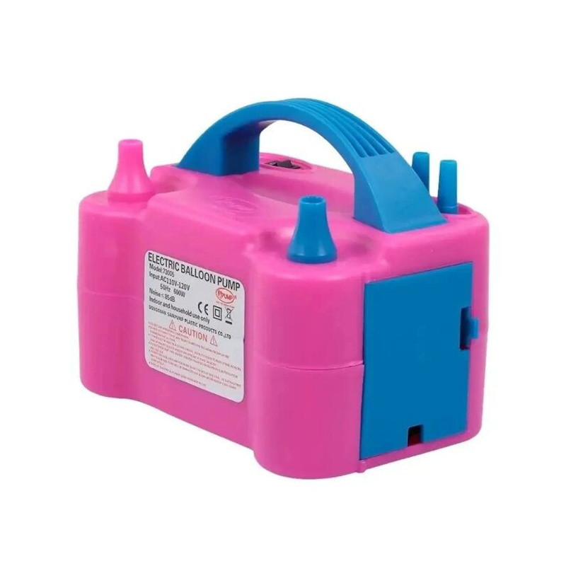 Kiddyz Electric Balloon Pump Compact Dual Nozzle Inflator 13000pa 400L / min Air pressure