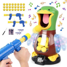 Kiddyz D12 Attractive Duck Shooting Game with Gun &amp; 12 Balls