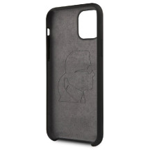 Karl Lagerfeld Apple iPhone 11 Pro Iconic Silicone Cover Black