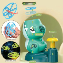 Kiddyz KT1 Dino skraidančio disko katapultos paleidimo žaislas su 2 raketomis Kiddyz KT1 Dino skraidančio disko katapultos paleidimo žaislas su 2 raketomis
