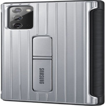 Samsung Galaxy Note 20 / Note 20 5G apsauginis stovintis dėklas, sidabrinis Samsung Galaxy Note 20 / Note 20 5G apsauginis stovintis dėklas, sidabrinis