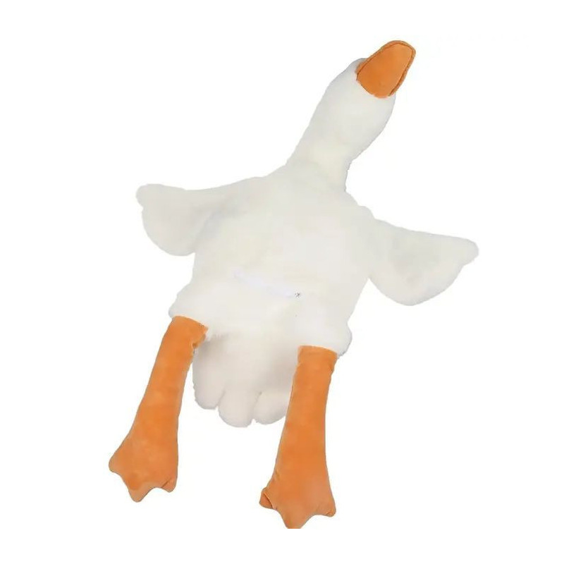 Kiddyz Stuffed Goose Plush 50cm Soft Animal Pillow in Flat Pose Cute Decorative Toy