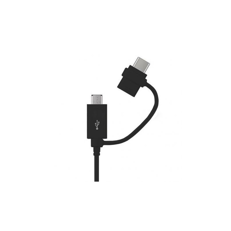 Samsung USB 2in1 Combo Type-C &amp; Micro USB Data &amp; Charging Cable 1.2m (OEM) Black
