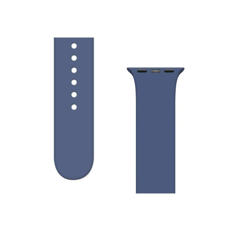 „iLike Strap APS“ silikoninis laikrodžio dirželis Ultra / 8 / 7 / 6 / 5 / 4 / 3 / 2 / SE (45 / 44 / 42 mm) Mėlynas dirže