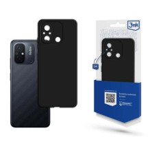 3MK Xiaomi Redmi 12C matinis dėklas, juodas