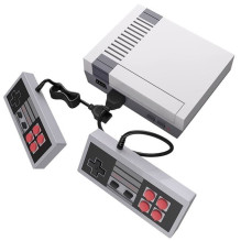 „GameBox R6“ 8 bitų retro TV AV RCA analoginė žaidimų konsolė su dviem valdikliais ir 620 integruotų žaidimų