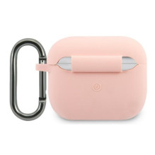 Lacoste Apple Airpods 3 Liquid Silicone Glossy Printing Logo Case Pink