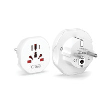„Tech-Protect Universal WL-09“ UNIVERSALUS KELIONĖS ADAPTERIS IŠ ES BALTA Balta