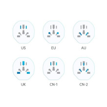 „Tech-Protect Universal WL-09“ UNIVERSALUS KELIONĖS ADAPTERIS IŠ ES BALTA Balta