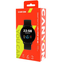 Canyon CANYON Lollypop SW-63, Smart watch, 1.3inches IPS full touch screen, Round watch, IP68 waterproof, multi-sport mo