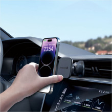 „Evelatus“ automobilio oro kondicionieriaus ventiliacijos laikiklis su „MagSafe C2+ KAC001“ juodas